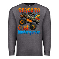 Charcoal Heather ready to crush kindergarten Premium Sweatshirt - Jasminsmagicworld