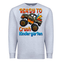 Heather Grey ready to crush kindergarten Premium Sweatshirt - Jasminsmagicworld