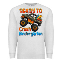 Oatmeal Heather ready to crush kindergarten Premium Sweatshirt - Jasminsmagicworld