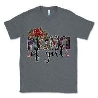 Charcoal Heather mama of girl Classic Tee - SublimationCraftShop