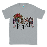 Heather Grey mama of girl Classic Tee - SublimationCraftShop