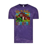 Cloud Purple life is better in the country western Vintage Tee - texasbilliewilder