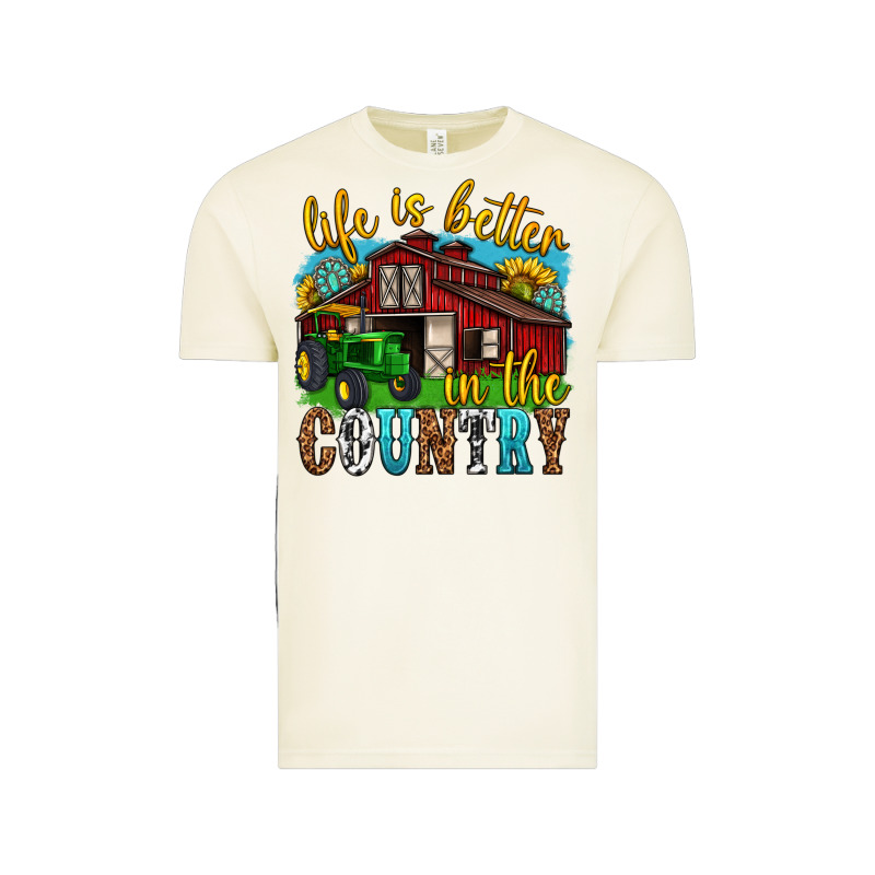 Life Is Better In The Country Western Vintage Tee by texasbilliewilder | Teevron
