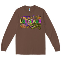 Chestnut louisiana mardi gras Long Sleeve Tee - FaDigitalArtStudio