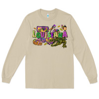 Mushroom louisiana mardi gras Long Sleeve Tee - FaDigitalArtStudio