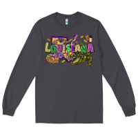 Smoke louisiana mardi gras Long Sleeve Tee - FaDigitalArtStudio
