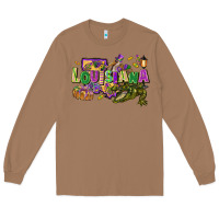 Toasted Coconut louisiana mardi gras Long Sleeve Tee - FaDigitalArtStudio