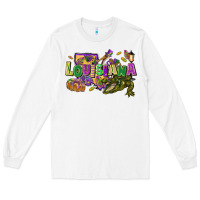 White louisiana mardi gras Long Sleeve Tee - FaDigitalArtStudio