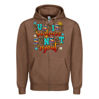Chestnut sunrise sunburn sunset repeat Zipper Hoodie - AdoDesignShop
