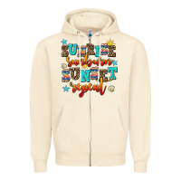 Sandshell sunrise sunburn sunset repeat Zipper Hoodie - AdoDesignShop