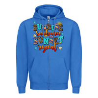 True Royal sunrise sunburn sunset repeat Zipper Hoodie - AdoDesignShop