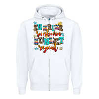 White sunrise sunburn sunset repeat Zipper Hoodie - AdoDesignShop