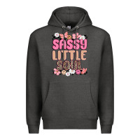 Charcoal Heather sassy little soul Premium Hoodie - MaliasSmallBusiness