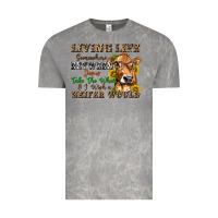 Cloud Rock living life somewhere between jesus take the wheel Vintage Tee - texasbilliewilder