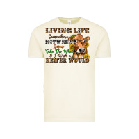 Vintage Arctic living life somewhere between jesus take the wheel Vintage Tee - texasbilliewilder