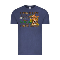 Vintage Denim living life somewhere between jesus take the wheel Vintage Tee - texasbilliewilder