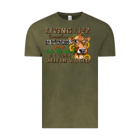 Vintage Olive living life somewhere between jesus take the wheel Vintage Tee - texasbilliewilder