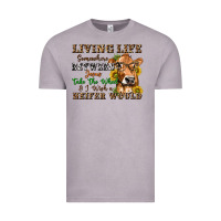 Vintage Zinc living life somewhere between jesus take the wheel Vintage Tee - texasbilliewilder