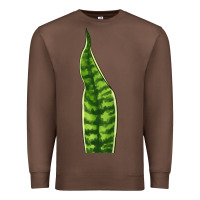Chestnut Snake Plant Premium Sweatshirt - LillyAllenDesigns