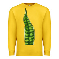 Lemon Snake Plant Premium Sweatshirt - LillyAllenDesigns