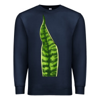 Navy Snake Plant Premium Sweatshirt - LillyAllenDesigns