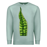 Seafoam Snake Plant Premium Sweatshirt - LillyAllenDesigns