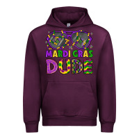 Mauve Wine mardi gras celebration design Urban Hoodie - LillyAllenDesigns