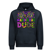 Navy mardi gras celebration design Urban Hoodie - LillyAllenDesigns