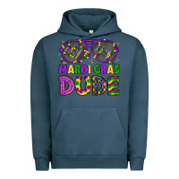Pigment Midnight Navy mardi gras celebration design Urban Hoodie - LillyAllenDesigns