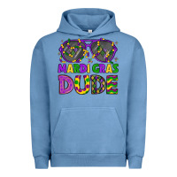 Pigment Pebble Blue mardi gras celebration design Urban Hoodie - LillyAllenDesigns