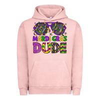 Pigment Salmon mardi gras celebration design Urban Hoodie - LillyAllenDesigns
