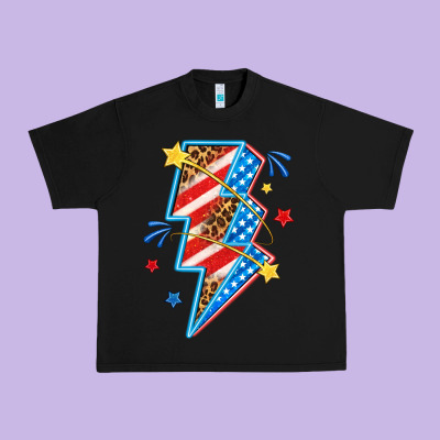 Urban Heavy Tee America lightning bolt