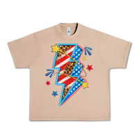 Burro America lightning bolt Urban Heavy Tee - texasbilliewilder