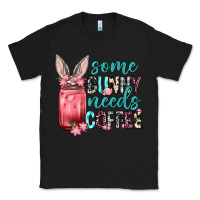 Black Some Bunny needs coffee Classic Tee - Neo Western