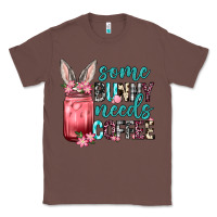 Chestnut Some Bunny needs coffee Classic Tee - Neo Western