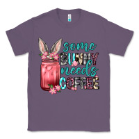Lavender Some Bunny needs coffee Classic Tee - Neo Western