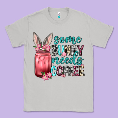 Some Bunny Needs Coffee Classic Tee Designed By Neo Western