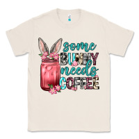 Natural Some Bunny needs coffee Classic Tee - Neo Western
