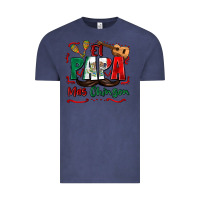Vintage Denim el papa mas chingon Vintage Tee - Zillion Design Studio