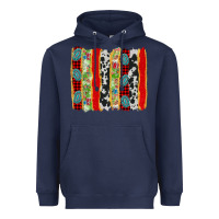 Navy christmas brushstroke Heavyweight Hoodie - AdoDesignShop