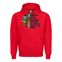 Red sunflower they whispered to her Zipper Hoodie - AdoDesignShop