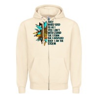 Sandshell sunflower they whispered to her Zipper Hoodie - AdoDesignShop