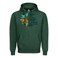 Sports Green sunflower they whispered to her Zipper Hoodie - AdoDesignShop