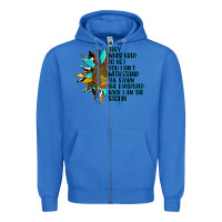 True Royal sunflower they whispered to her Zipper Hoodie - AdoDesignShop