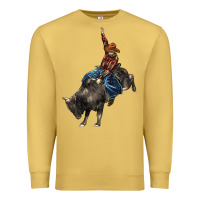 Antique Gold western rodeo bullfighter Premium Sweatshirt - BarkalooDesign