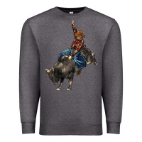 Charcoal Heather western rodeo bullfighter Premium Sweatshirt - BarkalooDesign