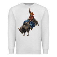 Oatmeal Heather western rodeo bullfighter Premium Sweatshirt - BarkalooDesign