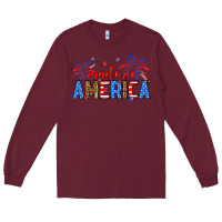 Burgundy Made in America Long Sleeve Tee - Neo Western