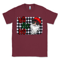 Burgundy ho ho ho Classic Tee - CowhideDigitalArt