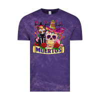 Cloud Purple dia de los muertos Vintage Tee - Zillion Design Studio